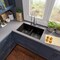 Nantucket Sinks Low Divide 50/50 Double Bowl Undermount Granite Composite Black PR5050-LDBL - alternate 2